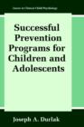 Successful Prevention Programs for Children and Adolescents - Book