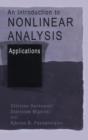 An Introduction to Nonlinear Analysis: Applications - Book