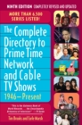 Complete Directory to Prime Time Network and Cable TV Shows, 1946-Present - eBook
