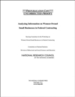 Analyzing Information on Women-Owned Small Businesses in Federal Contracting - Book