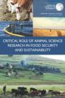 Critical Role of Animal Science Research in Food Security and Sustainability - Book