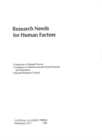 Research Needs for Human Factors - eBook