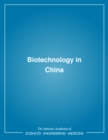Biotechnology in China - eBook