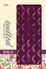 NIV Quilted Collection Bible, Imitation Leather, Green, Red Letter Edition - Book