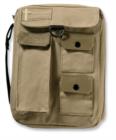 Single Compartment Cargo Khaki LG Book and Bible Cover - Book