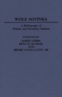 Wole Soyinka : A Bibliography of Primary and Secondary Sources - Book