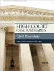 High Court Case Summaries on Civil Procedure, Keyed to Subrin - Book