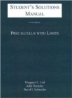 Precalculus with Limits : Students Solution Manual - Book