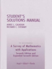 A Survey of Mathematics with Applications : Student's Solutions Manual - Book