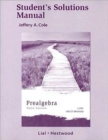 Student Solutions Manual for Prealgebra - Book