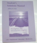 Student Solutions Manual for Prealgebra and Introductory Algebra - Book