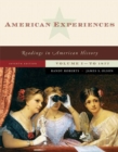 American Experiences, Volume 1 - Book