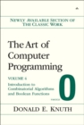 Art of Computer Programming, Volume 4, Fascicle 0, The : Introduction to Combinatorial Algorithms and Boolean Functions - Book