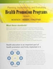 Study Card for Planning, Implementing, and Evaluating Health Promotion Programs : A Primer (Integrated Component) - Book