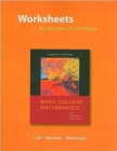 Worksheets for Classroom or Lab Practice for Basic College Mathematics - Book