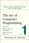 Art of Computer Programming, Volume 4, Fascicle 1, The : Bitwise Tricks & Techniques; Binary Decision Diagrams - Book