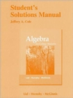 Student's Solutions Manual for Algebra for College Students - Book