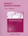 Student's Solutions Manual for Statistics - Book