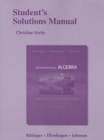 Student's Solutions Manual for Elementary Algebra : Concepts & Applications - Book