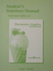 Student's Solutions Manual for Elementary Algebra for College Students - Book