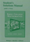 Student's Solutions Manual for Basic College Mathematics - Book