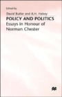 Policy and Politics : Essays in Honour of Norman Chester - Book