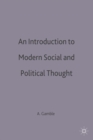 An Introduction to Modern Social and Political Thought - Book