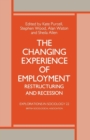 The Changing Experience of Employment : Restructuring and Recession - Book