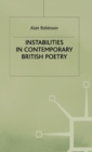 Instabilities in Contemporary British Poetry - Book