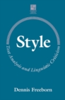 Style : Text Analysis and Linguistic Criticism - Book