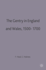 The Gentry in England and Wales, 1500-1700 - Book