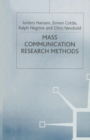 Mass Communication Research Methods - Book