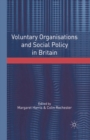 Voluntary Organisations and Social Policy in Britain : Perspectives on Change and Choice - Book