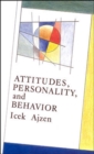 Attitudes, Personality and Behaviour - Book