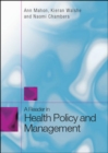 A Reader in Health Policy and Management - Book