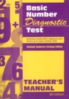 Basic Number Diagnostic Test Manual : Individual Assessment, Diagnosis and Follow-Up in Basic Number Skills Teacher's Manual - Book