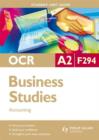 OCR AS Business Studies : Accounting Unit F294 - Book
