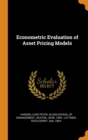 Econometric Evaluation of Asset Pricing Models - Book