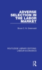 Adverse Selection in the Labor Market - Book