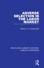 Adverse Selection in the Labor Market - Book