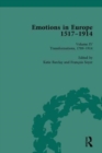 Emotions in Europe, 1517-1914 - Book