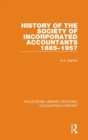 History of the Society of Incorporated Accountants 1885-1957 - Book