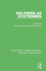 Soldiers as Statesmen - Book