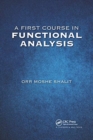 A First Course in Functional Analysis - Book