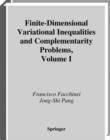 Finite-Dimensional Variational Inequalities and Complementarity Problems - eBook