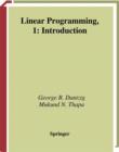 Linear Programming 1 : Introduction - eBook