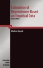 Estimation of Dependences Based on Empirical Data - Book