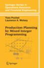 Production Planning by Mixed Integer Programming - eBook