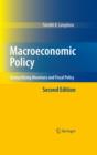 Macroeconomic Policy : Demystifying Monetary and Fiscal Policy - eBook