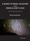 A Survey of Radial Velocities in the Zodiacal Dust Cloud - Book